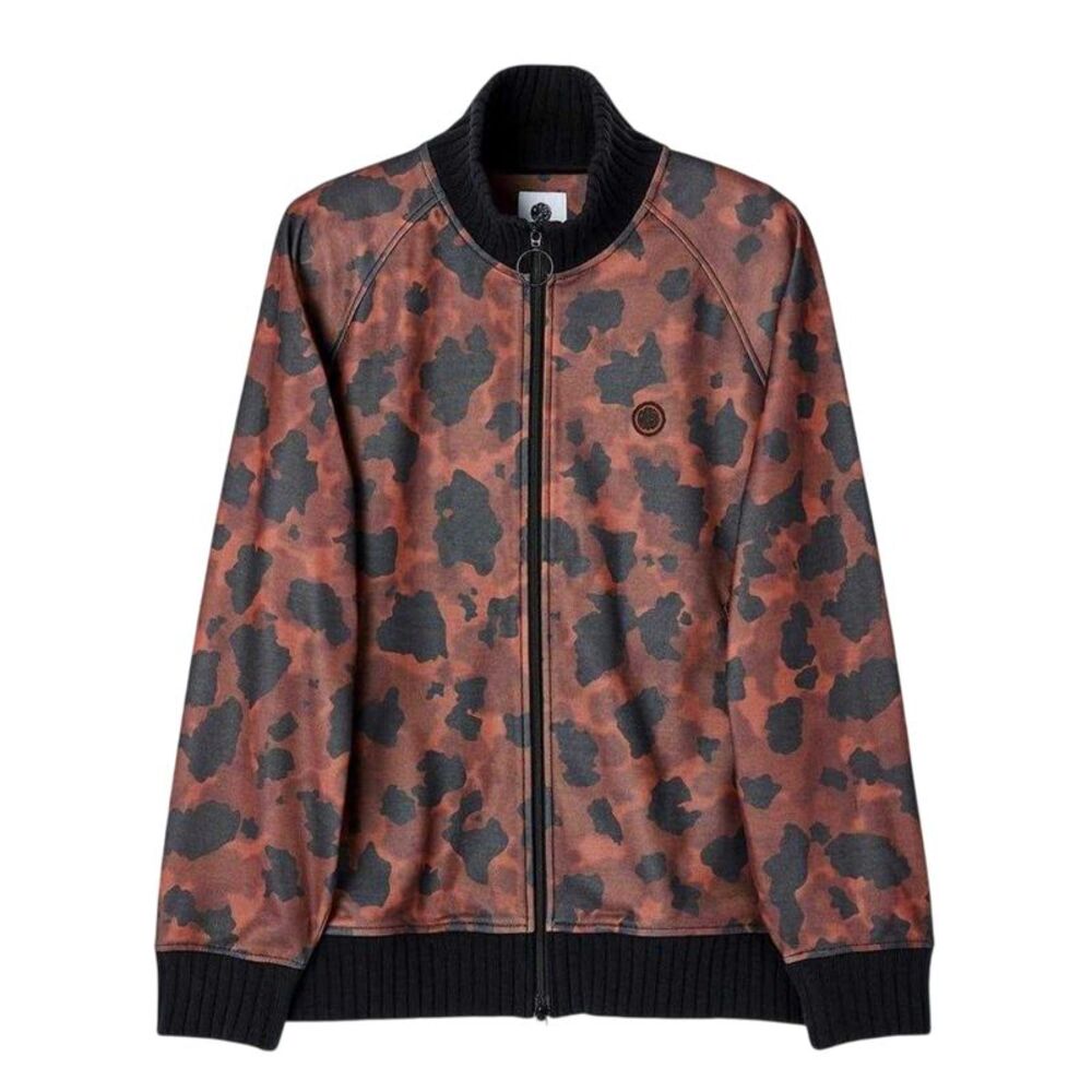 Pretty Green Mens Track Jacket / Brown Camo